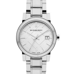 Silver Used Burberry watch